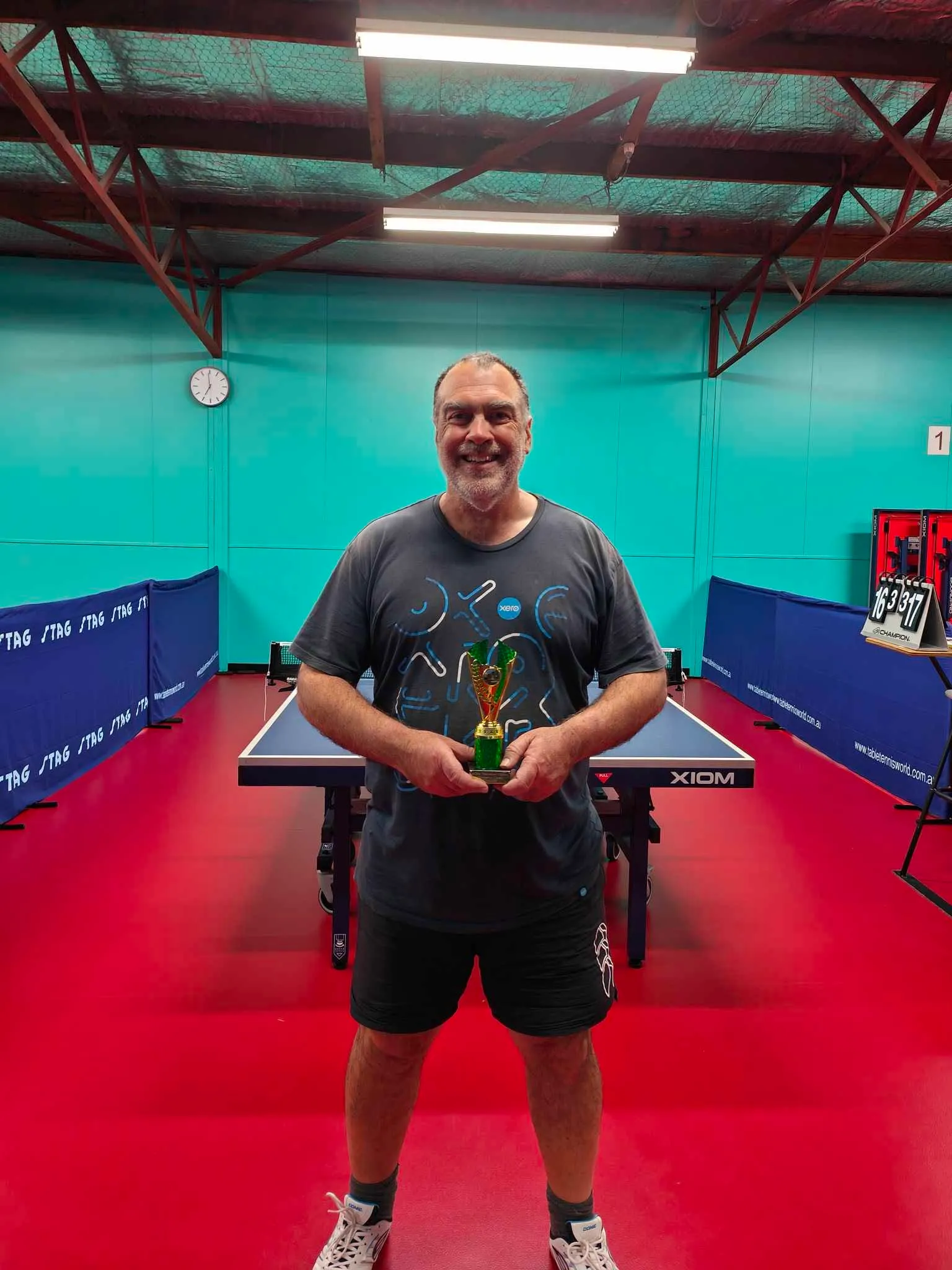 Craig Badcock, coach at Devonport Table Tennis Association