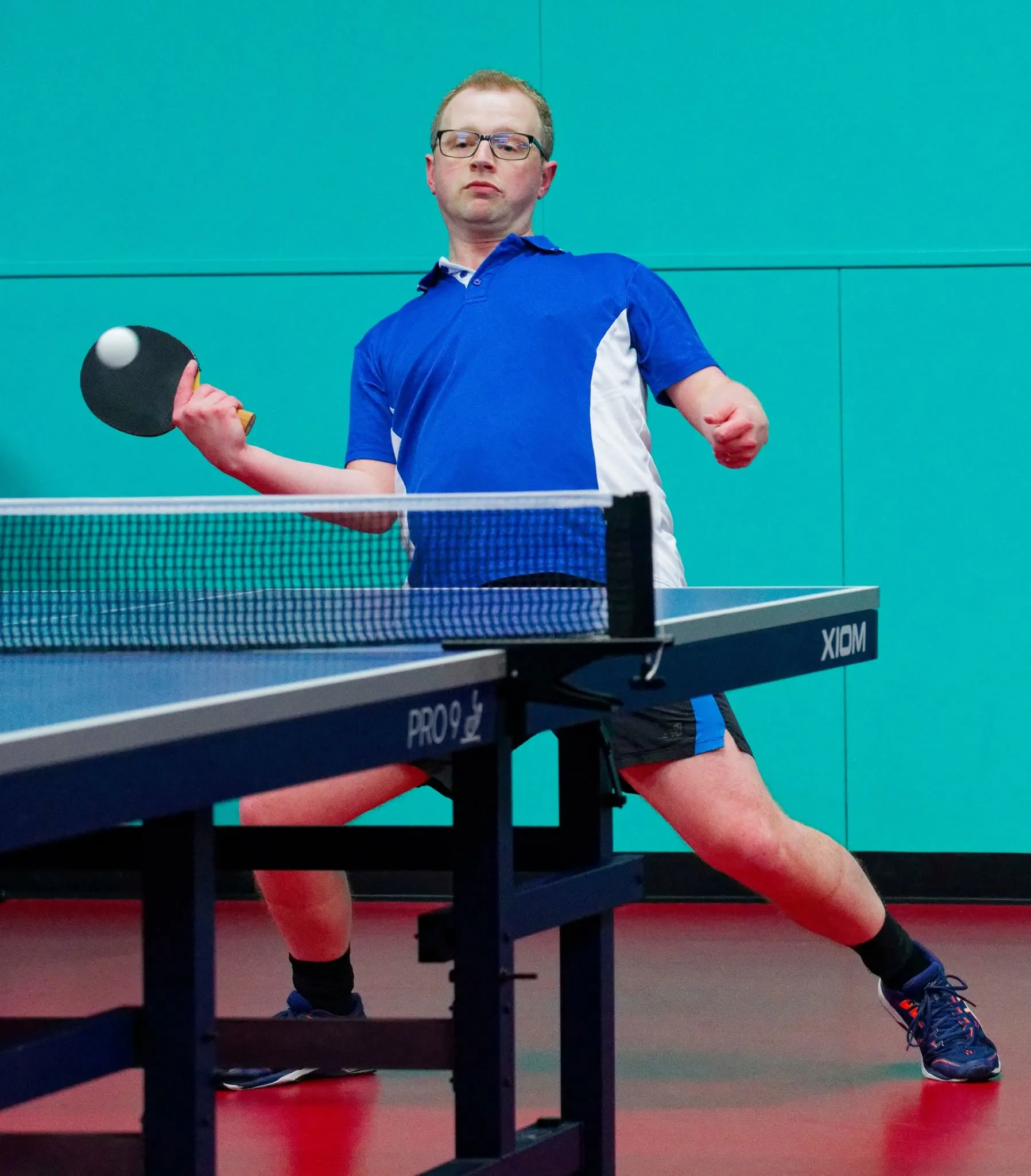 Kristian Aaberg, coach at Devonport Table Tennis Association